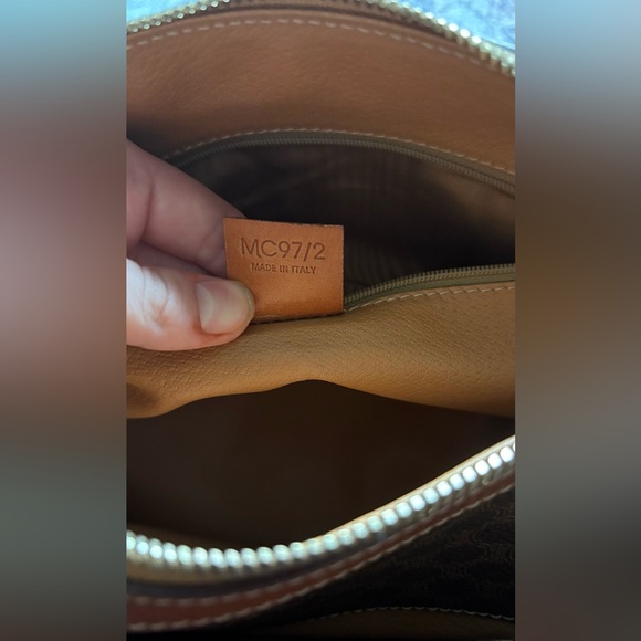 Vintage Celine Macadam pattern Boston bag brown coated canvas with leather trim - Picture 6 of 6